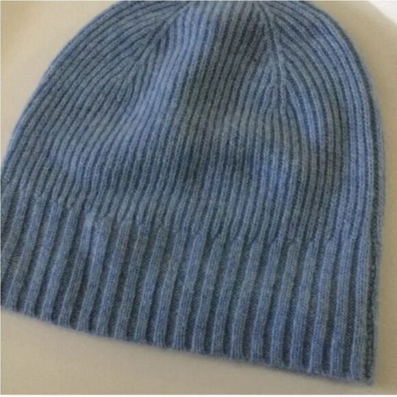 Nordstrom 100% Cashmere Beanie In Blue NWT
